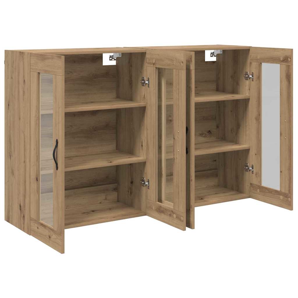 Wandschränke 2 pcs Artisan-Eiche 69,5 x 34 x 90 cm