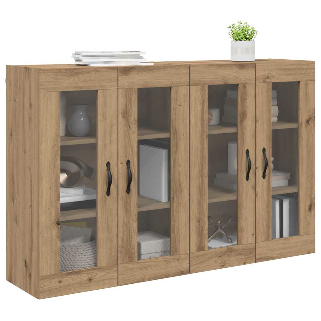 Wandschränke 2 pcs Artisan-Eiche 69,5 x 34 x 90 cm