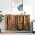Wandmontierter Schrank 2 pcs Altholz 69,5 x 34 x 90 cm