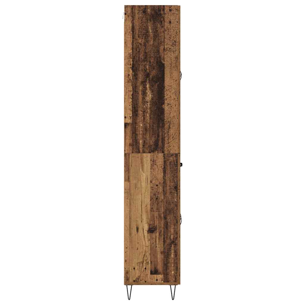 Highboard Altholz 69,5 x 34 x 90 cm Holzwerkstoff