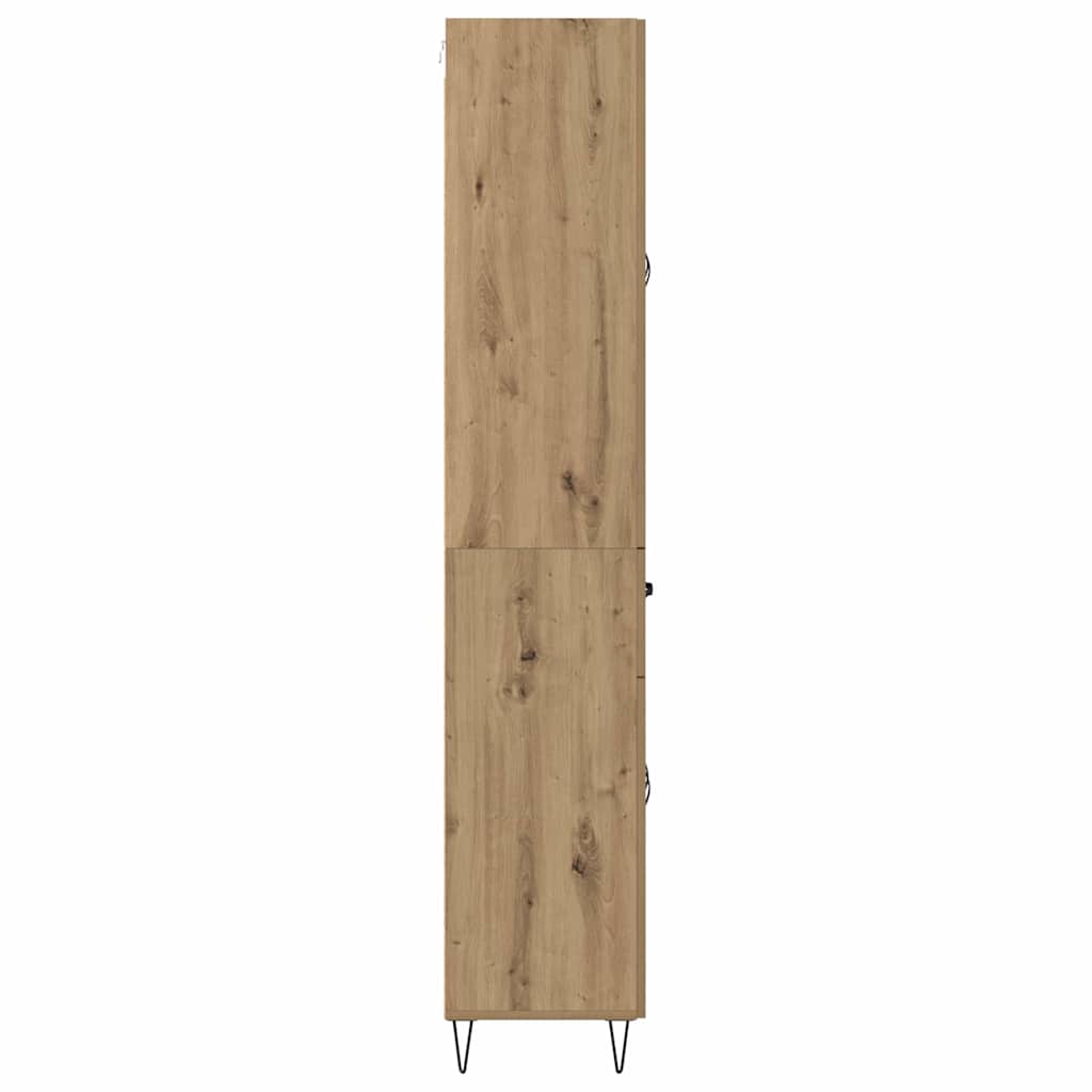 Highboard Artisan-Eiche 69,5 x 34 x 90 cm Holzwerkstoff