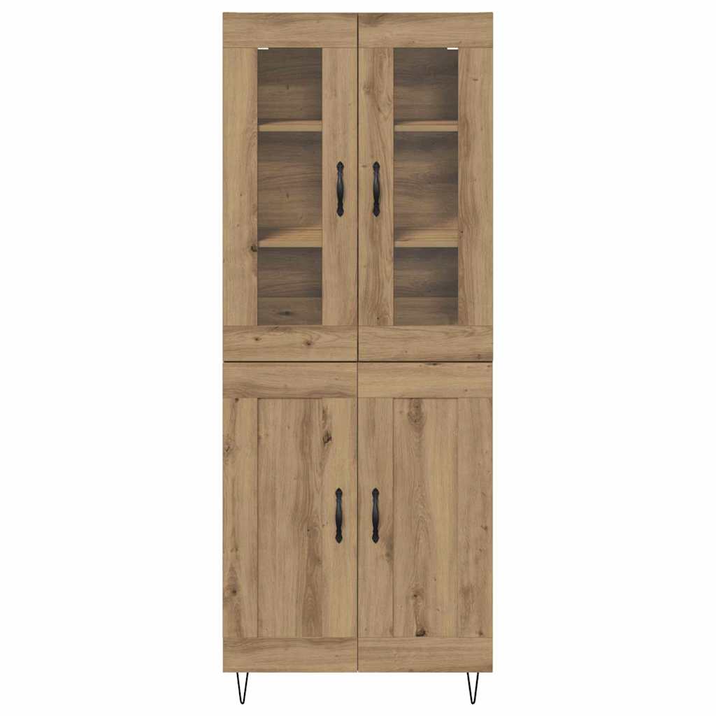 Highboard Artisan-Eiche 69,5 x 34 x 90 cm Holzwerkstoff