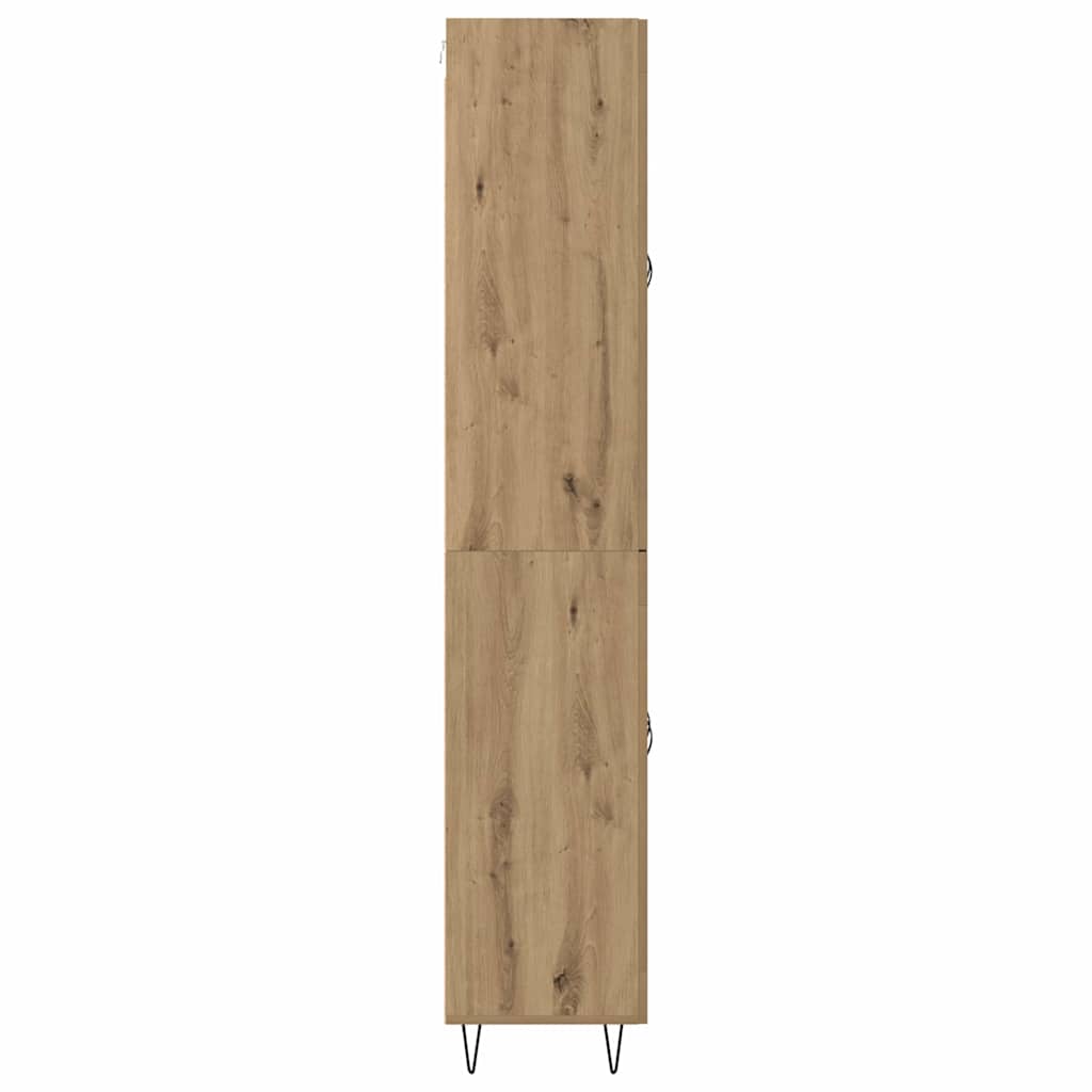 Highboard Artisan-Eiche 69,5 x 34 x 90 cm Holzwerkstoff