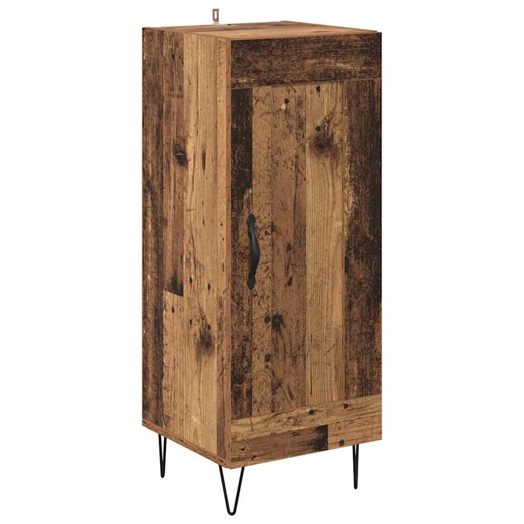 Highboard Altholz 34,5 x 34 x 90 cm Holzwerkstoff