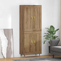 Highboard Artisan-Eiche 69,5 x 34 x 90 cm Holzwerkstoff