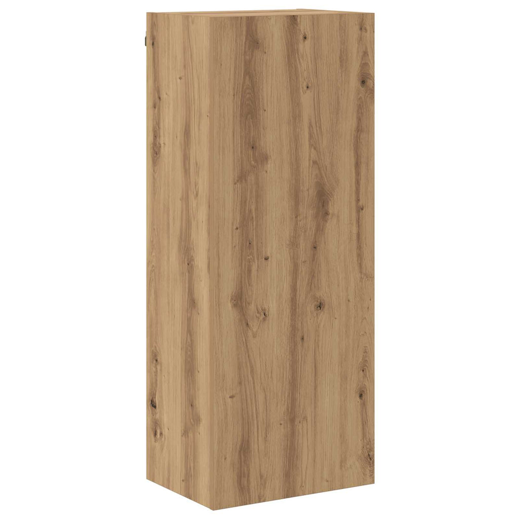 TV-Schränk Wandmontiert 4 pcs Artisan-Eiche Holzwerkstoff