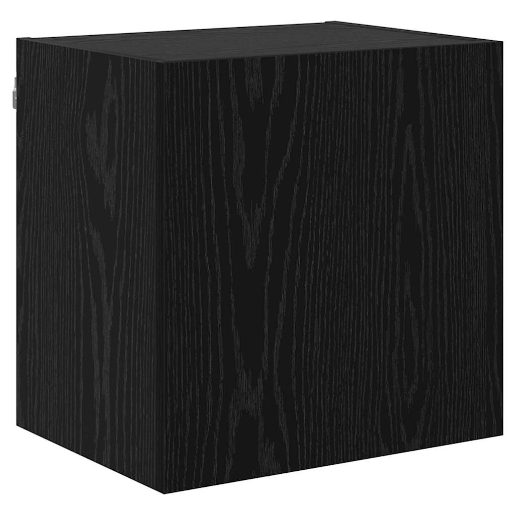 TV-Schränk 4 pcs Schwarz Eichen-Optik Holzwerkstoff
