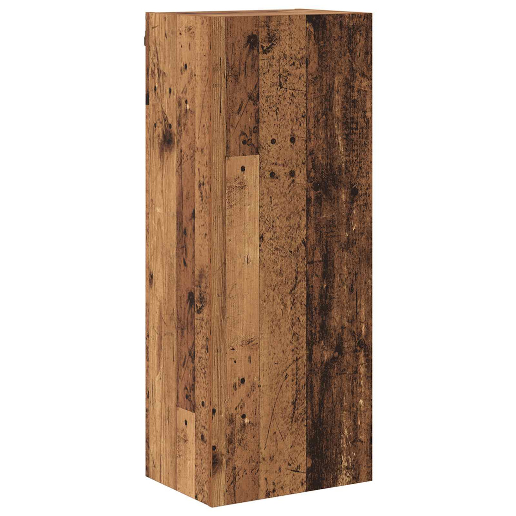 TV-Wandmöbel Wandmontiert 5 pcs Altholz Holzwerkstoff