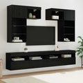 TV-Wandgeräte 6 pcs 100 x 30 x 40 cm Artisan-Eiche