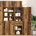 Highboard Wandmontiert Altholz 50 x 42,5 x 225 cm Holzwerkstoff