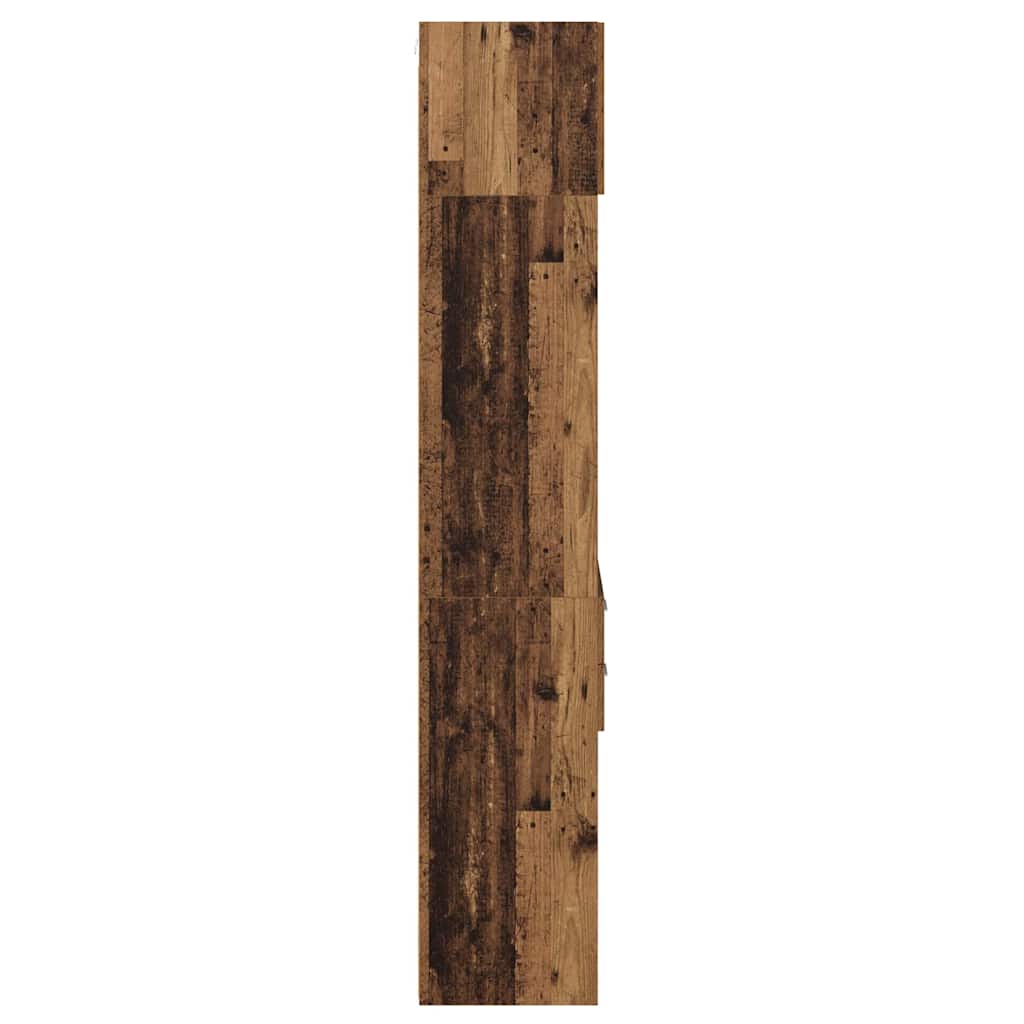 Highboard Wandmontiert Altholz 50 x 42,5 x 225 cm Holzwerkstoff