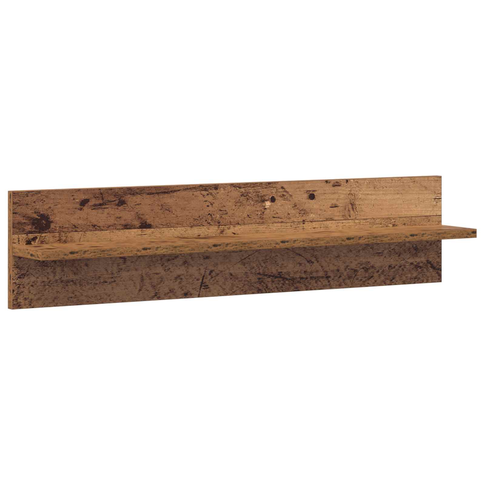 TV Wand Einheiten mit LED mit LED 6 pcs Altholz Holzwerkstoff