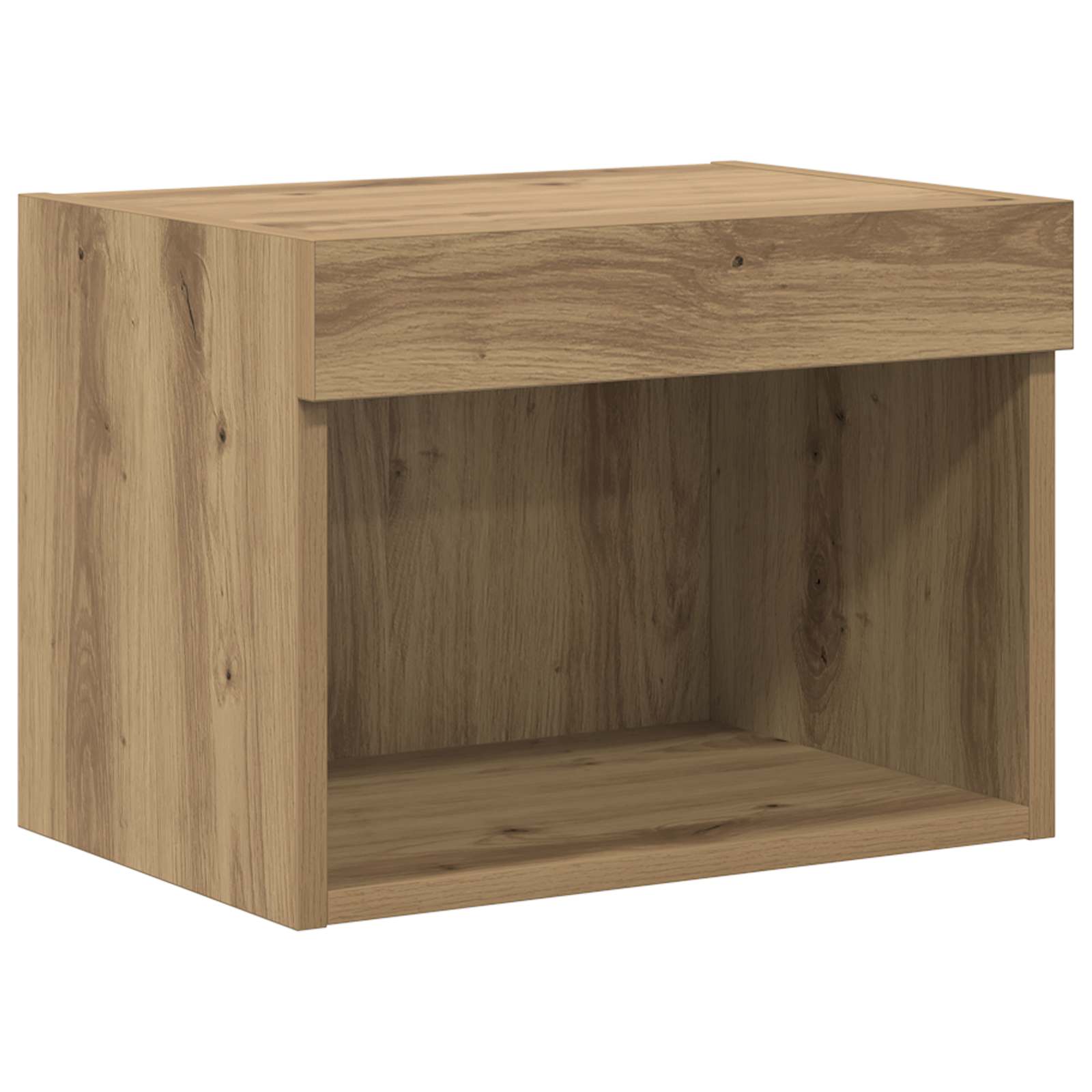 TV Wand Einheiten mit LED 5 pcs Artisan-Eiche 80 x 30 x 40 cm
