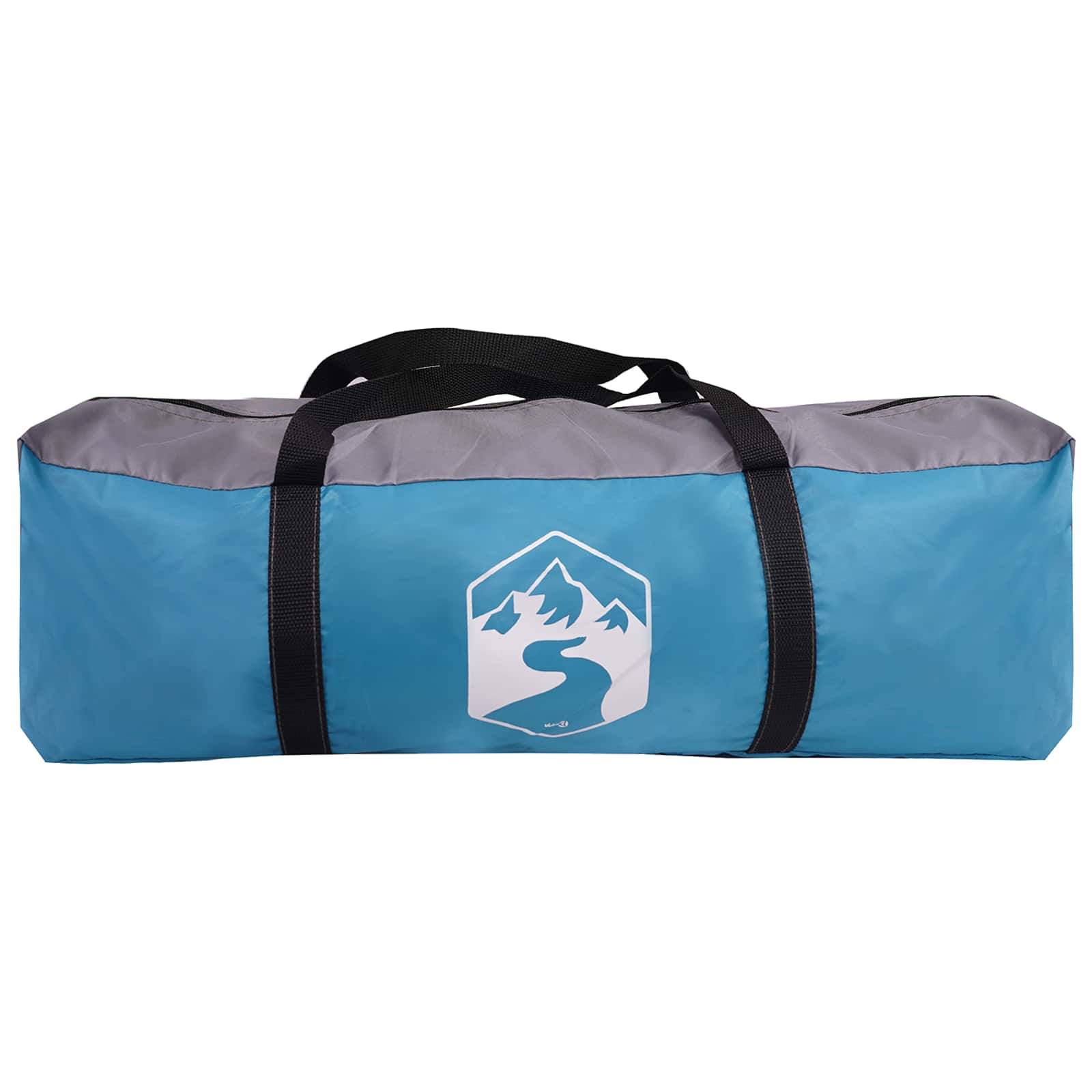 Familienzelt Blau 5-Personen 185T Polyester mit PU-Beschichtung