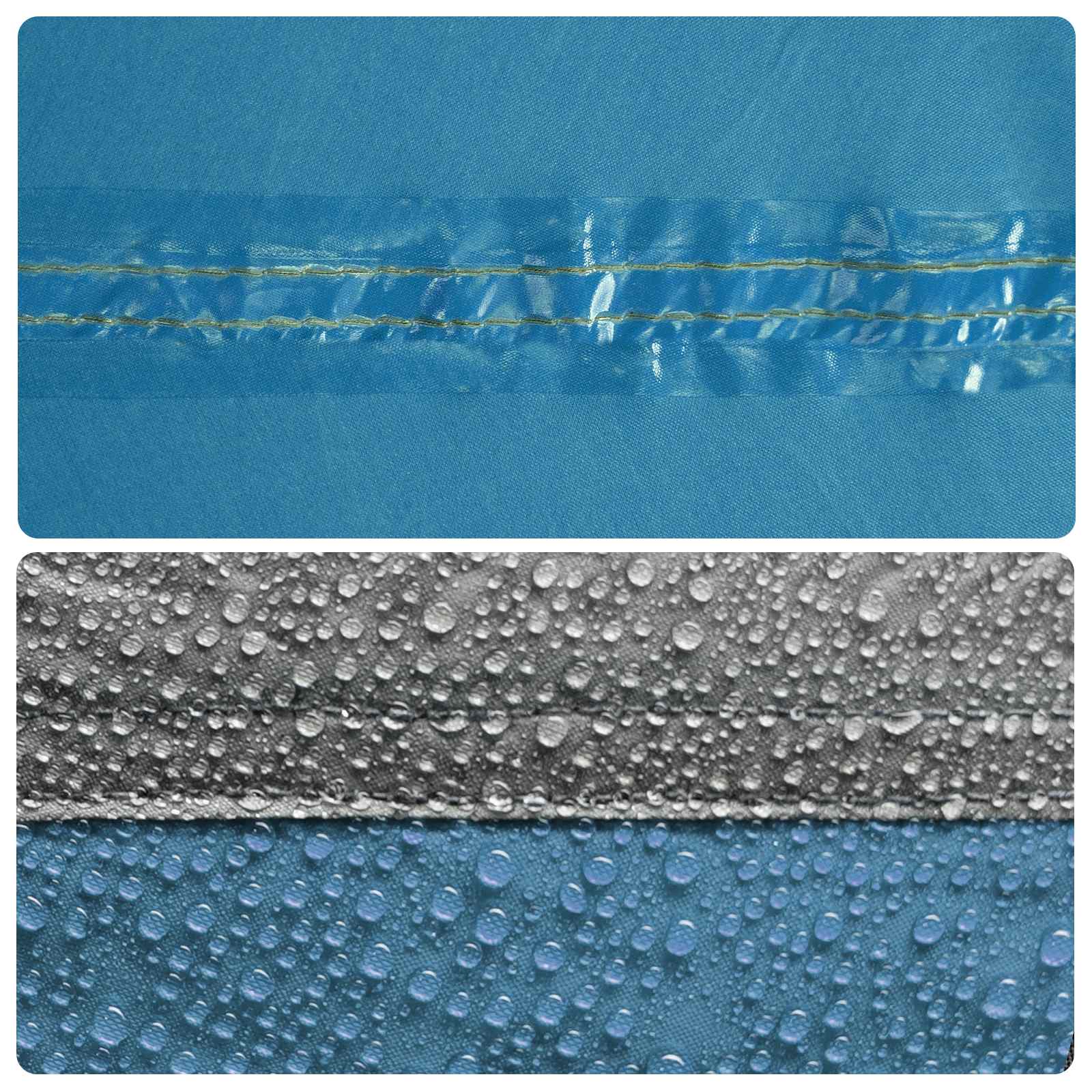 Tunnelzelt Blau 361 x 235 x 147 cm