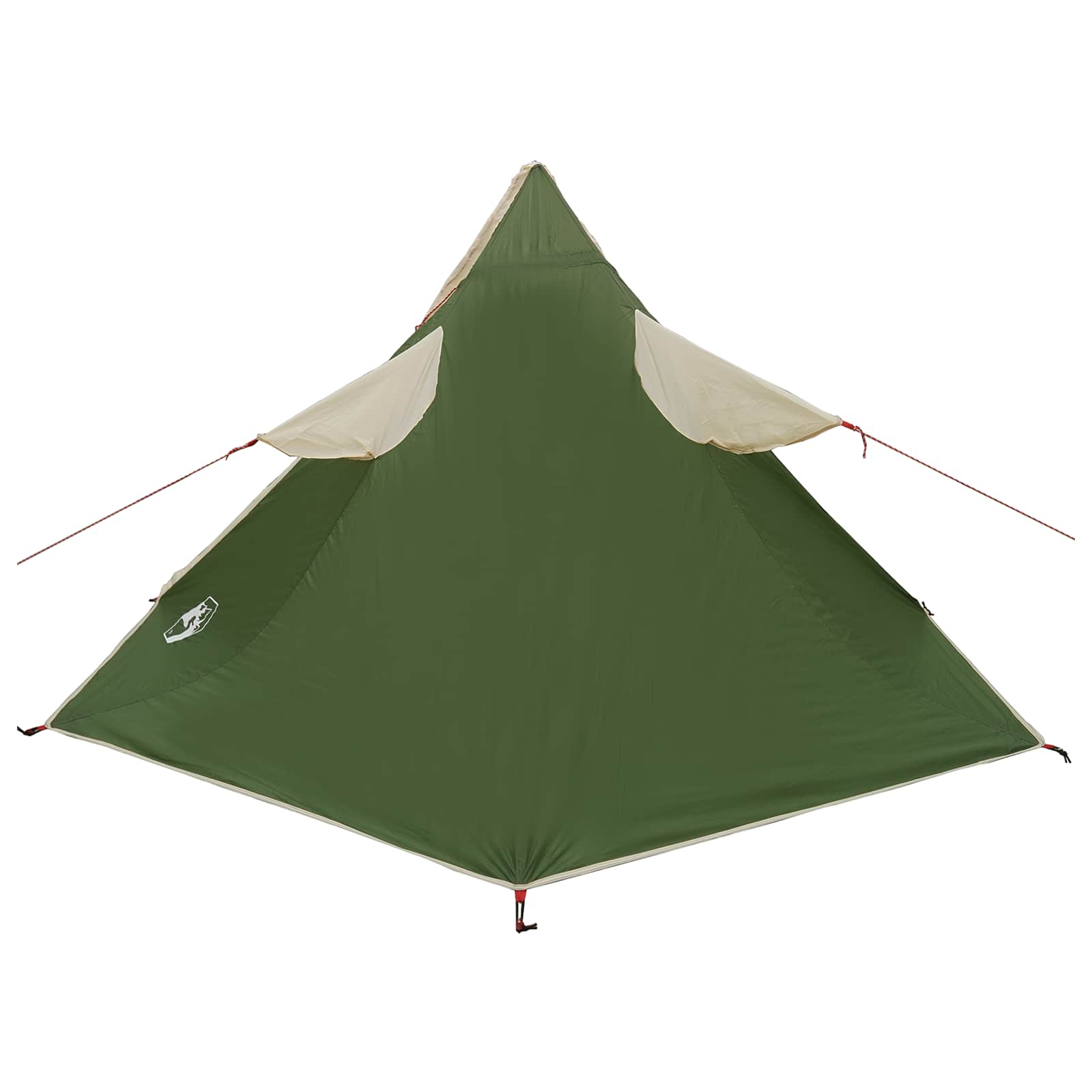 2-in-1 Regenponcho mit Kapuze Grün 262 x 126 x 130 cm