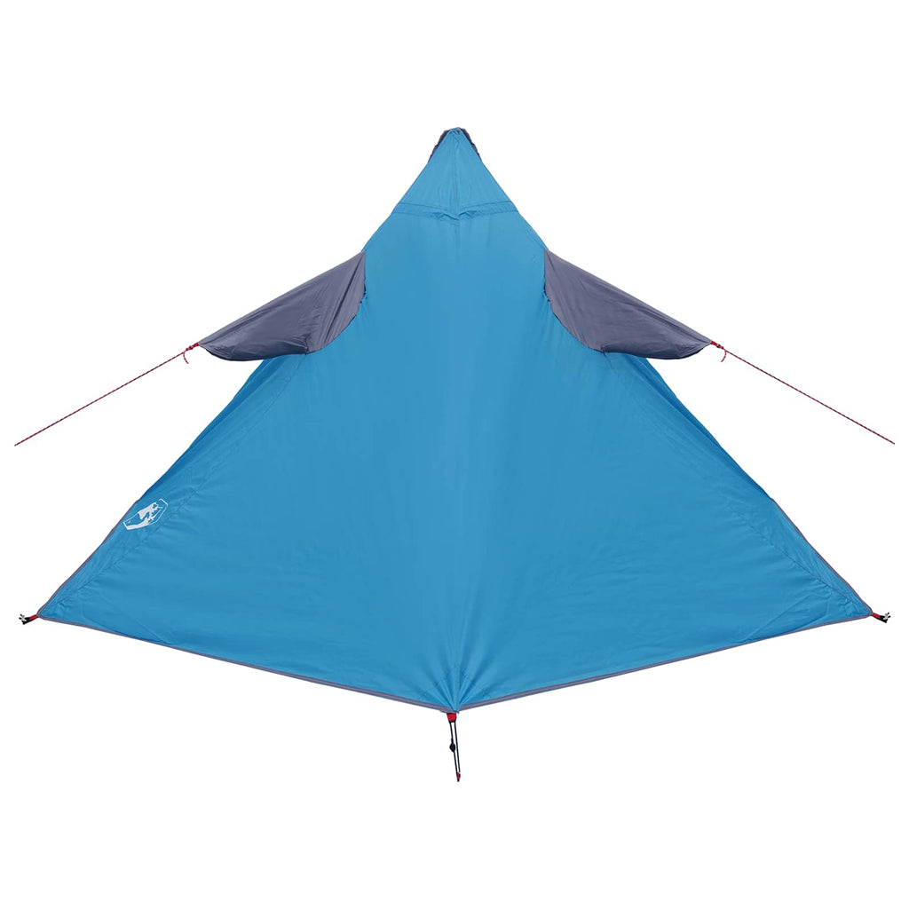 2-in-1 Regenponcho mit Kapuze Blau 262 x 126 x 130 cm