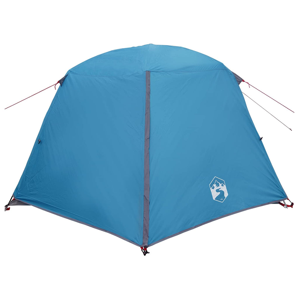 Trekkingzelt Blau 2-Personen 185T Polyester mit PU-Beschichtung