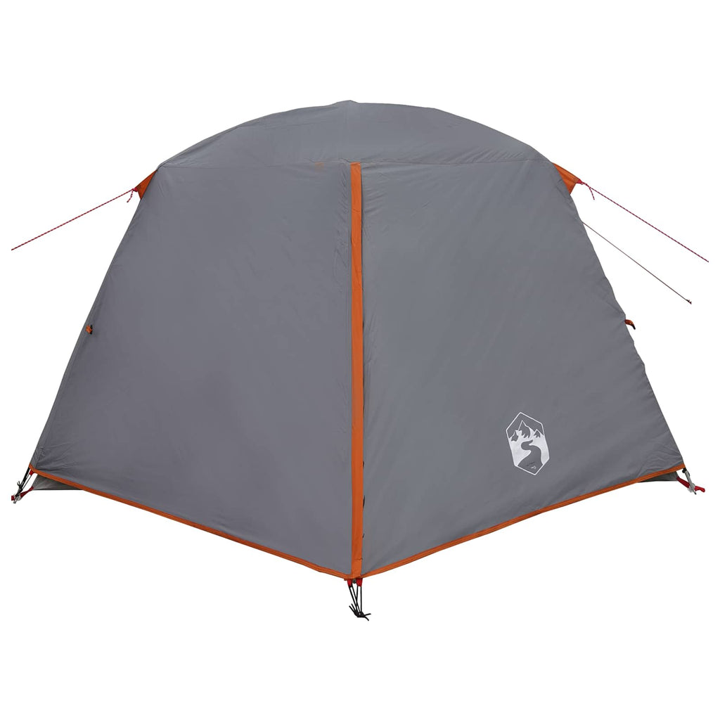 Trekkingzelt Grau und Orange 2-Personen