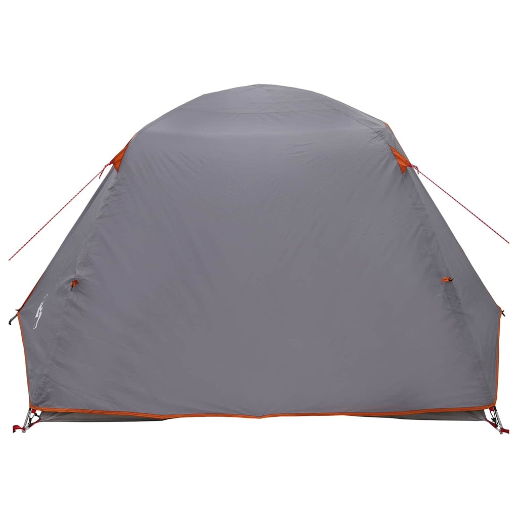 Trekkingzelt Grau und Orange 2-Personen