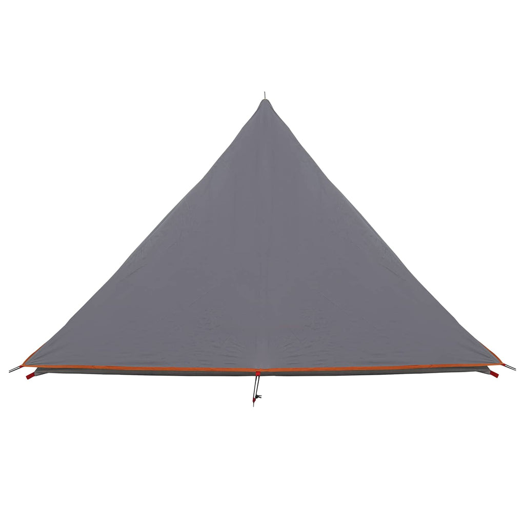 Trekkingzelt Grau und Orange 222 x 85 x 125 cm