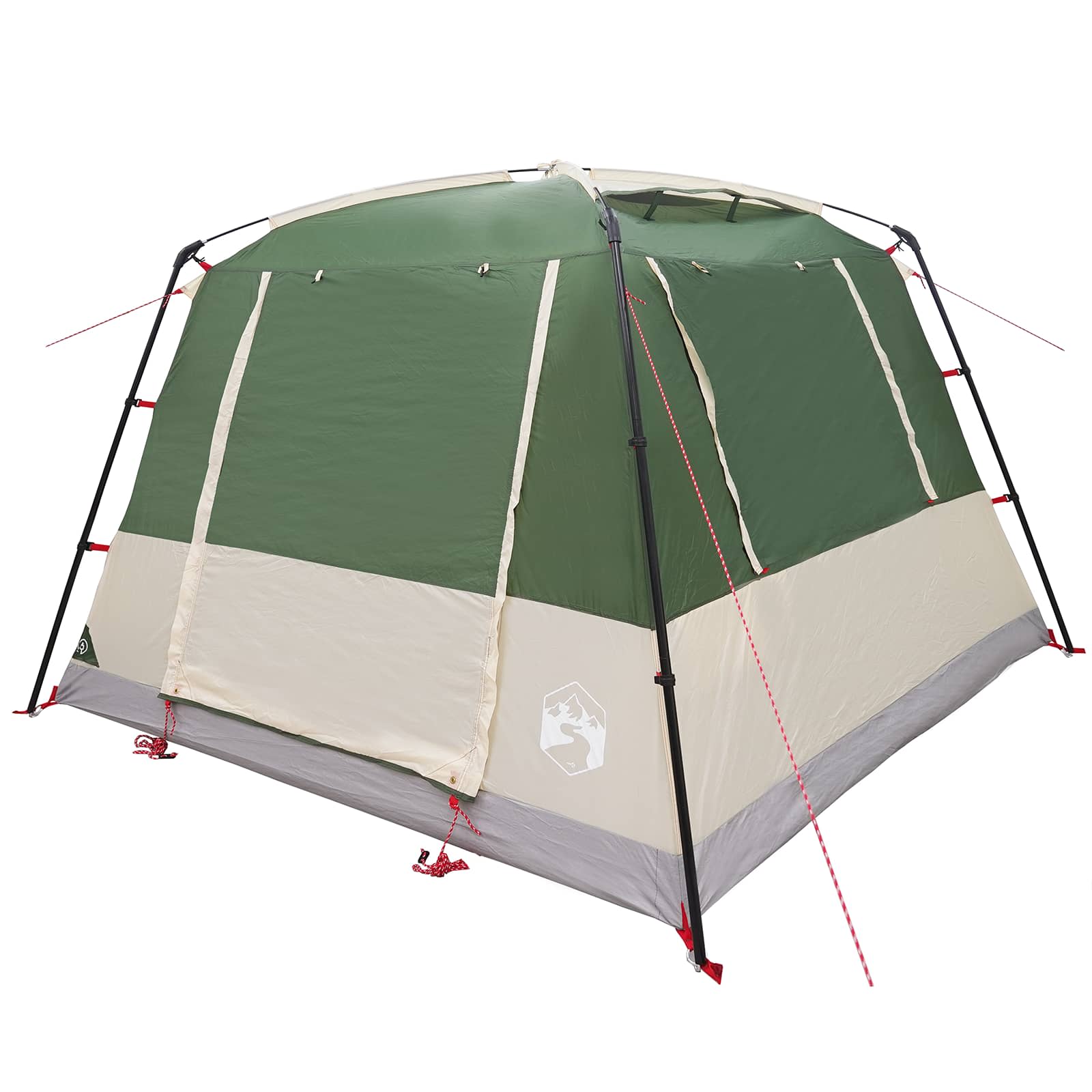 Party-Zelt Grün 10 Personen 185T Polyester mit PU-Beschichtung