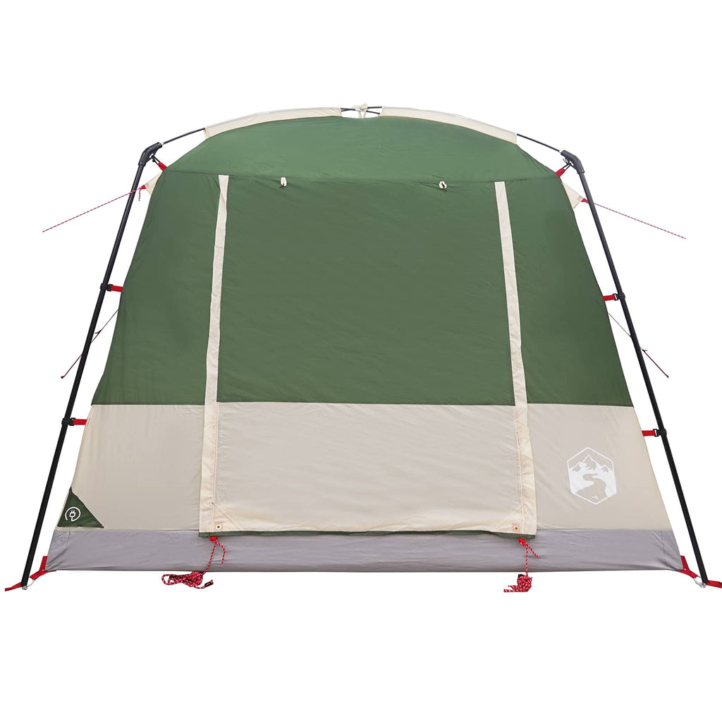 Party-Zelt Grün 10 Personen 185T Polyester mit PU-Beschichtung