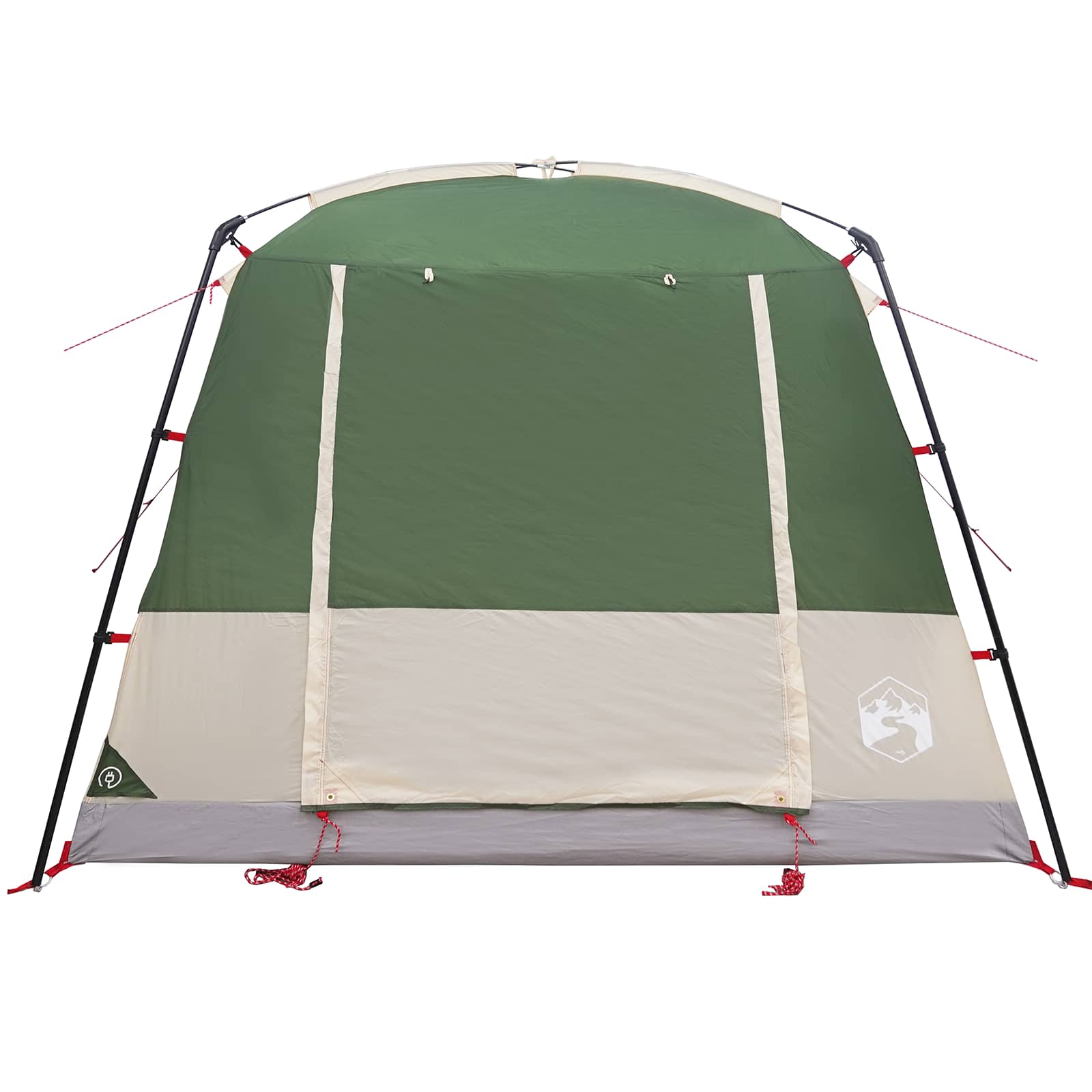 Party-Zelt Grün 10 Personen 185T Polyester mit PU-Beschichtung