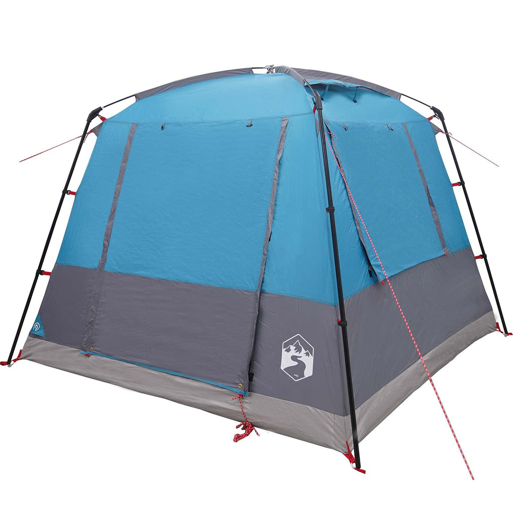 Party-Zelt Blau 10 Personen 185T Polyester mit PU-Beschichtung