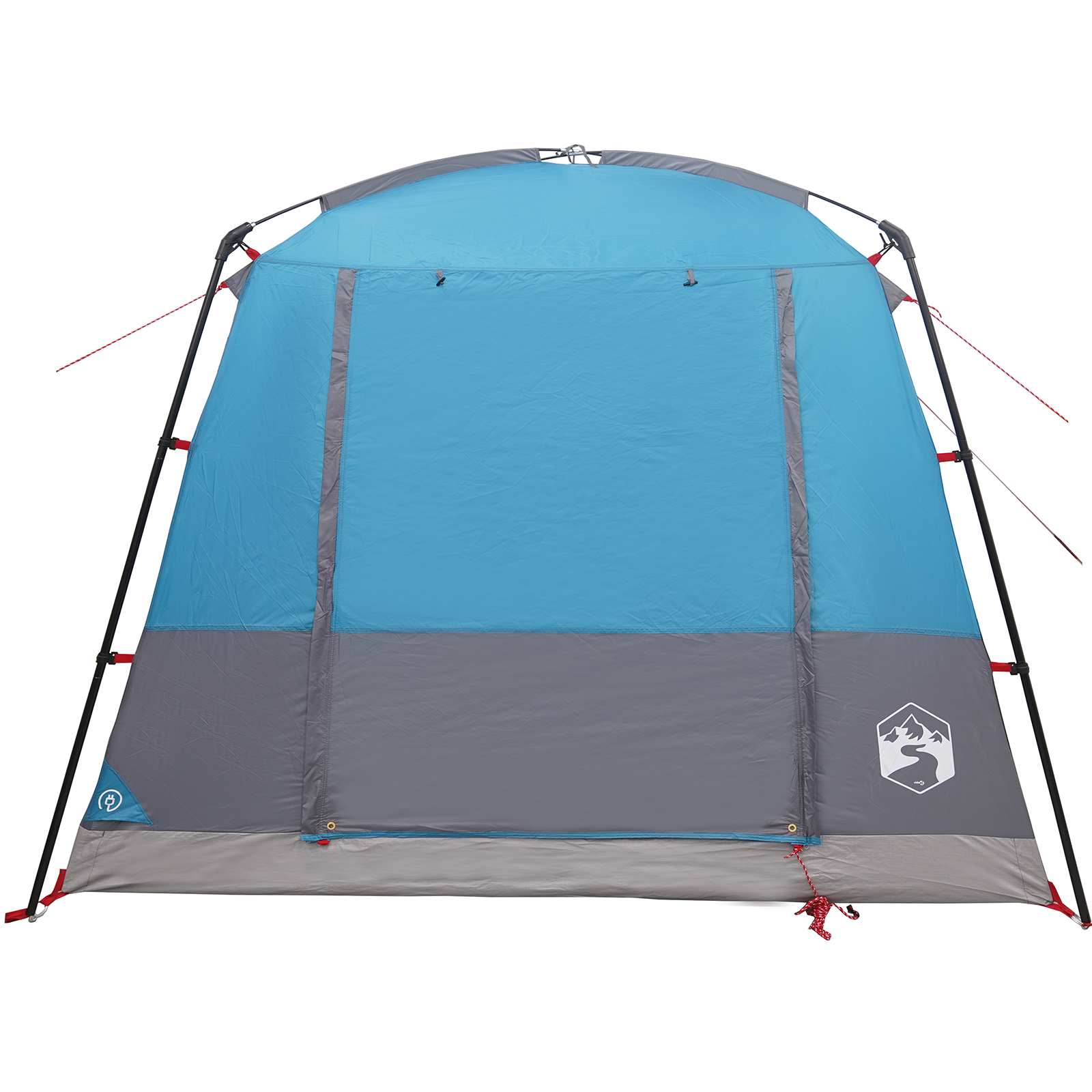 Party-Zelt Blau 10 Personen 185T Polyester mit PU-Beschichtung