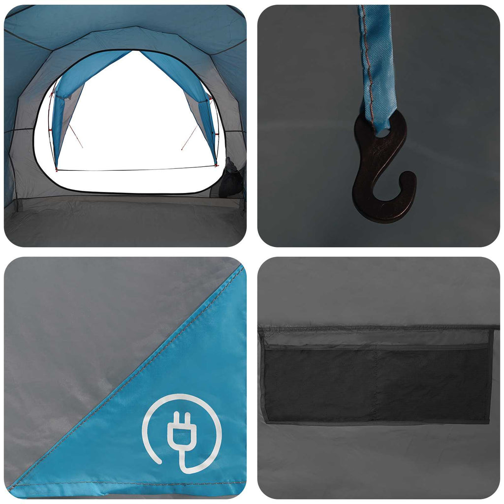 Tunnelzelt Blau 562 x 265 x 216 cm