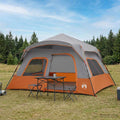 Sofort Zelt Grau und Orange 340 x 280 x 190 cm