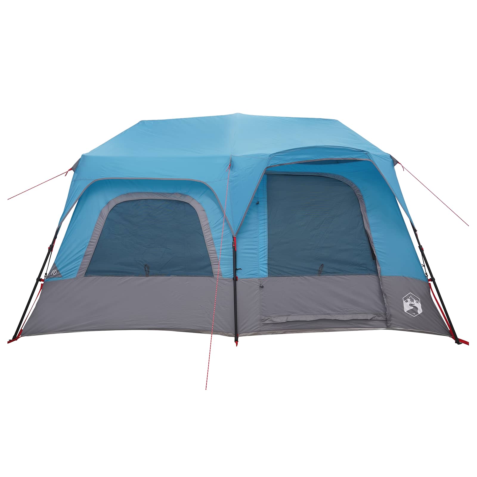 Sofort Zelt Blau 8-Personen 185T Polyester mit PU-Beschichtung