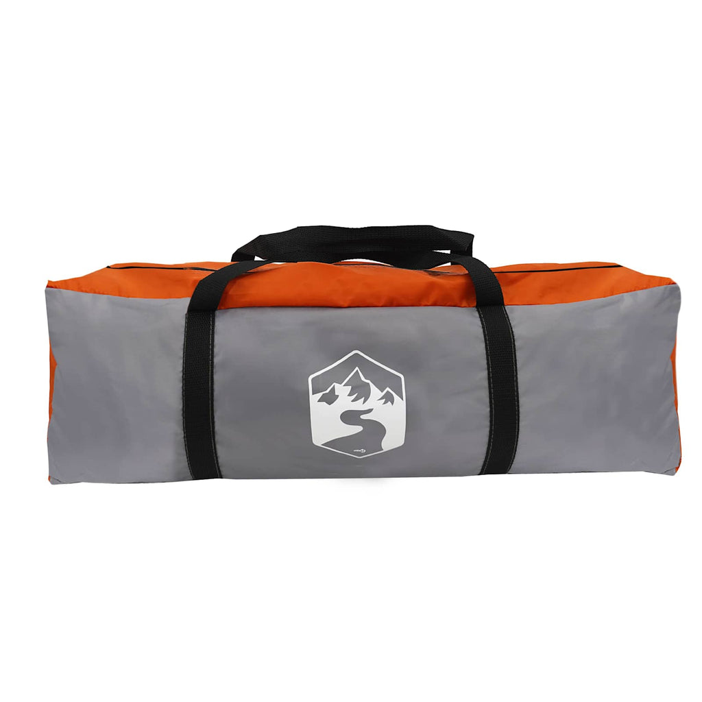 Sofort Zelt Grau und Orange 524 x 232 x 192 cm