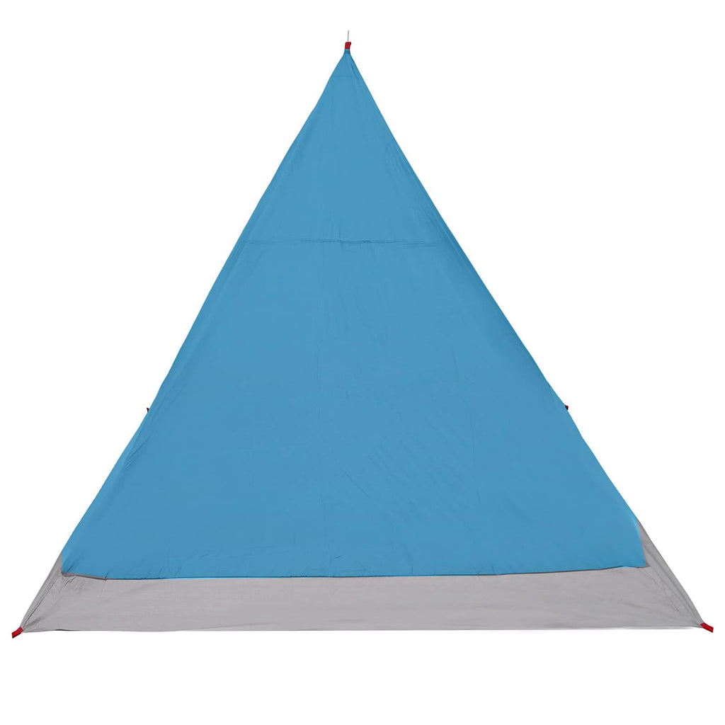 Trekkingzelt Blau 2-Personen 185T Polyester mit PU-Beschichtung