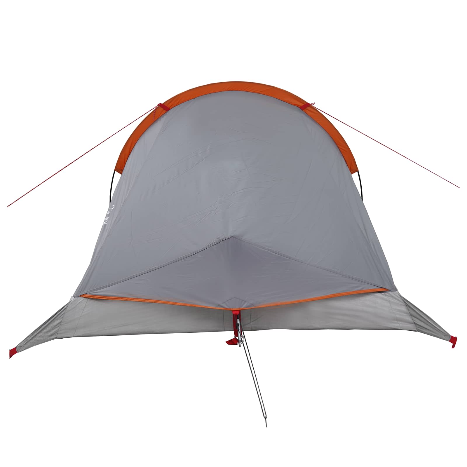 Trekkingzelt Grau und Orange 2-Personen