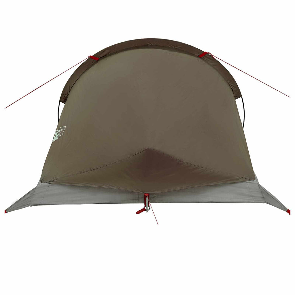 Trekkingzelt Braun und Grau 4-Personen