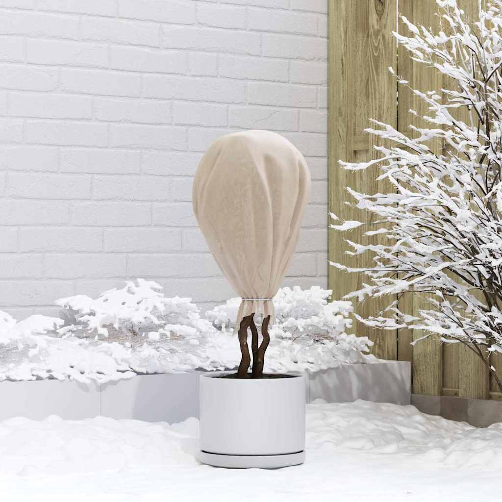 Winterschutz fur Pflanzen Beige 50 x 1,6 m Vliesstoff