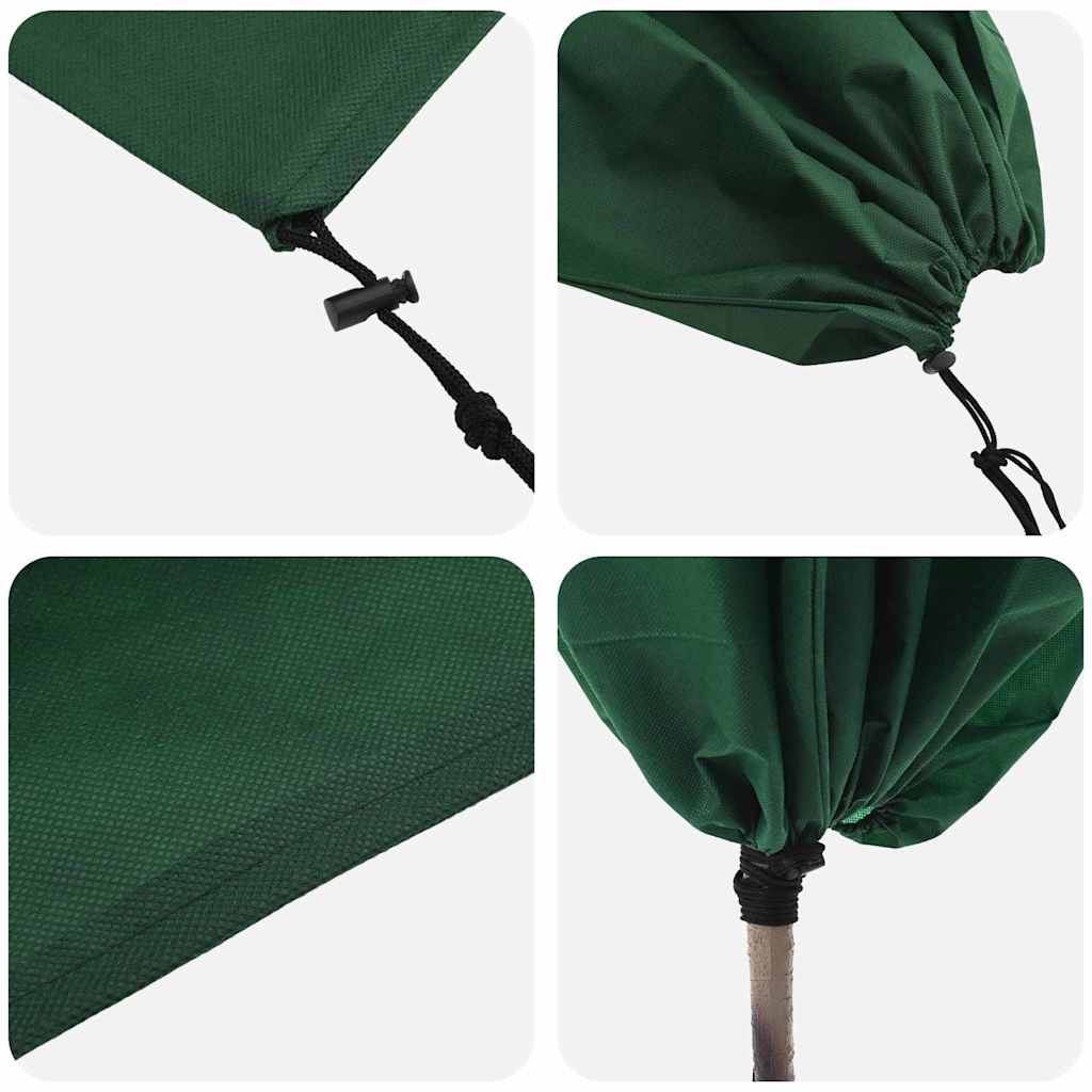 Winterschutz fur Pflanzen 10 pcs Grün 0,8 x 1,2 m Vliesstoff