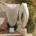 Winterschutz fur Pflanzen 5 pcs Beige 1,55 x 1,55 m Vliesstoff