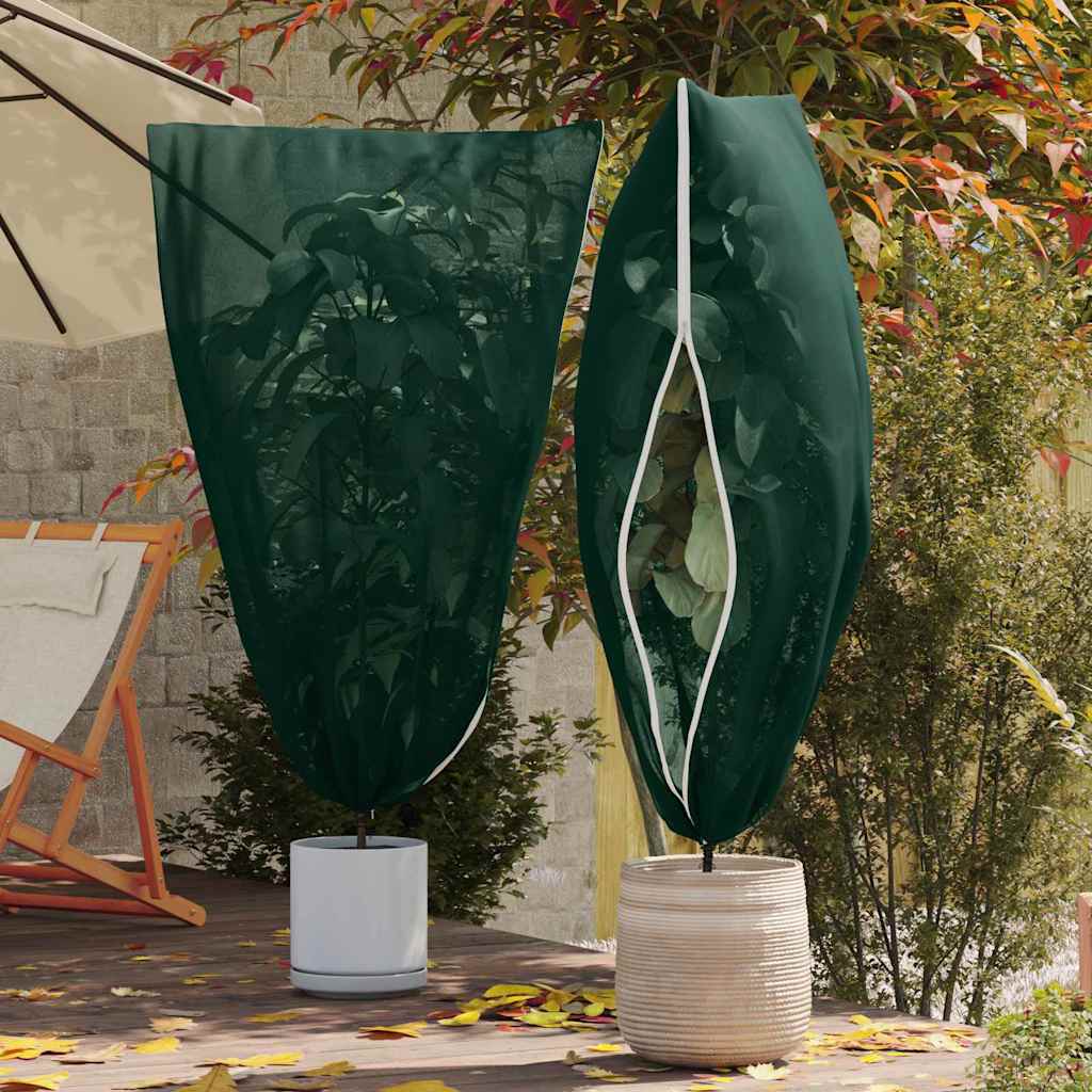 Winterschutz fur Pflanzen 5 pcs Grün 1,55 x 1 m Vliesstoff