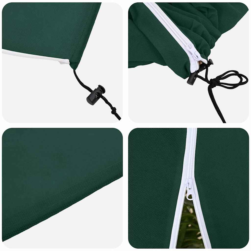 Winterschutz fur Pflanzen 5 pcs Grün 1,55 x 1,55 m Vliesstoff