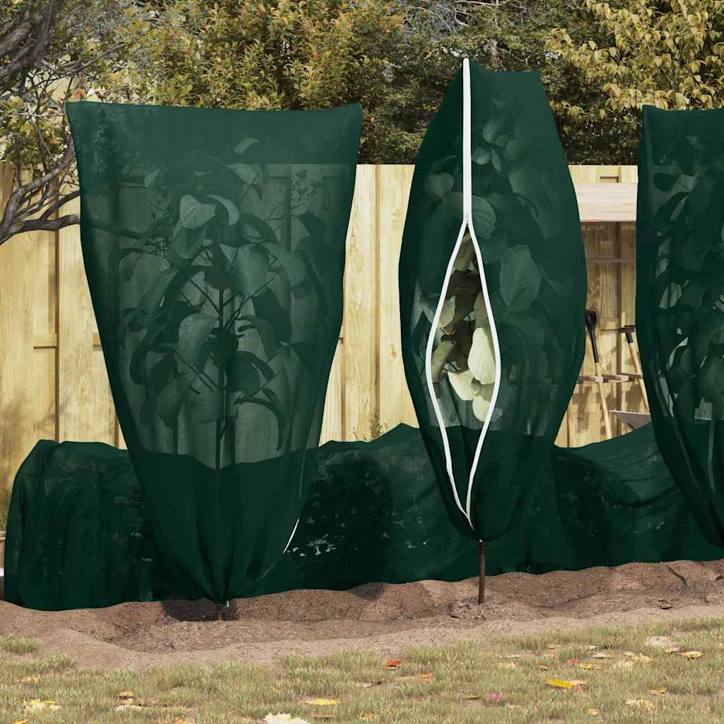 Winterschutz fur Pflanzen 5 pcs Grün 1,55 x 1,55 m Vliesstoff