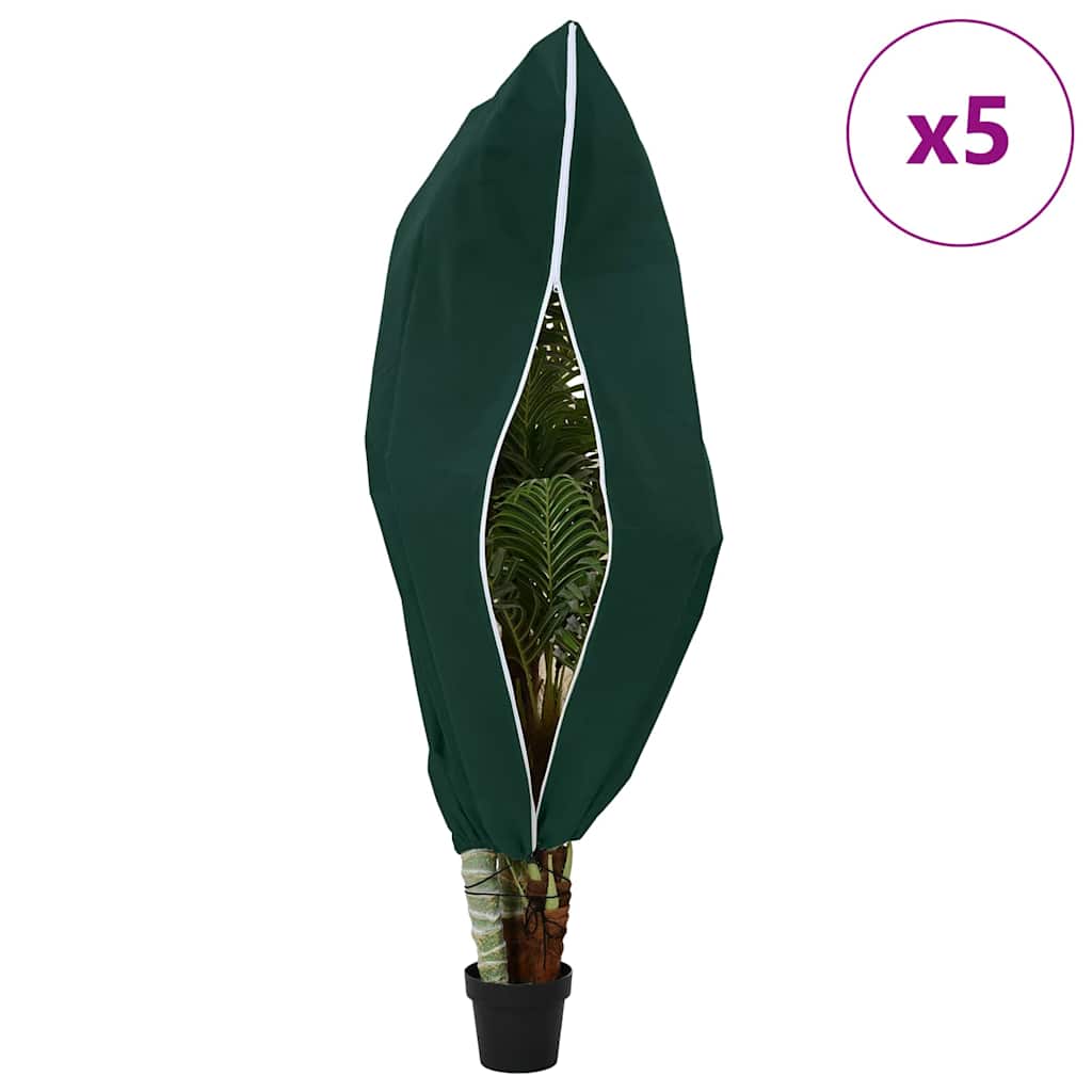 Winterschutz fur Pflanzen 5 pcs Grün 1,8 x 1,2 m Vliesstoff
