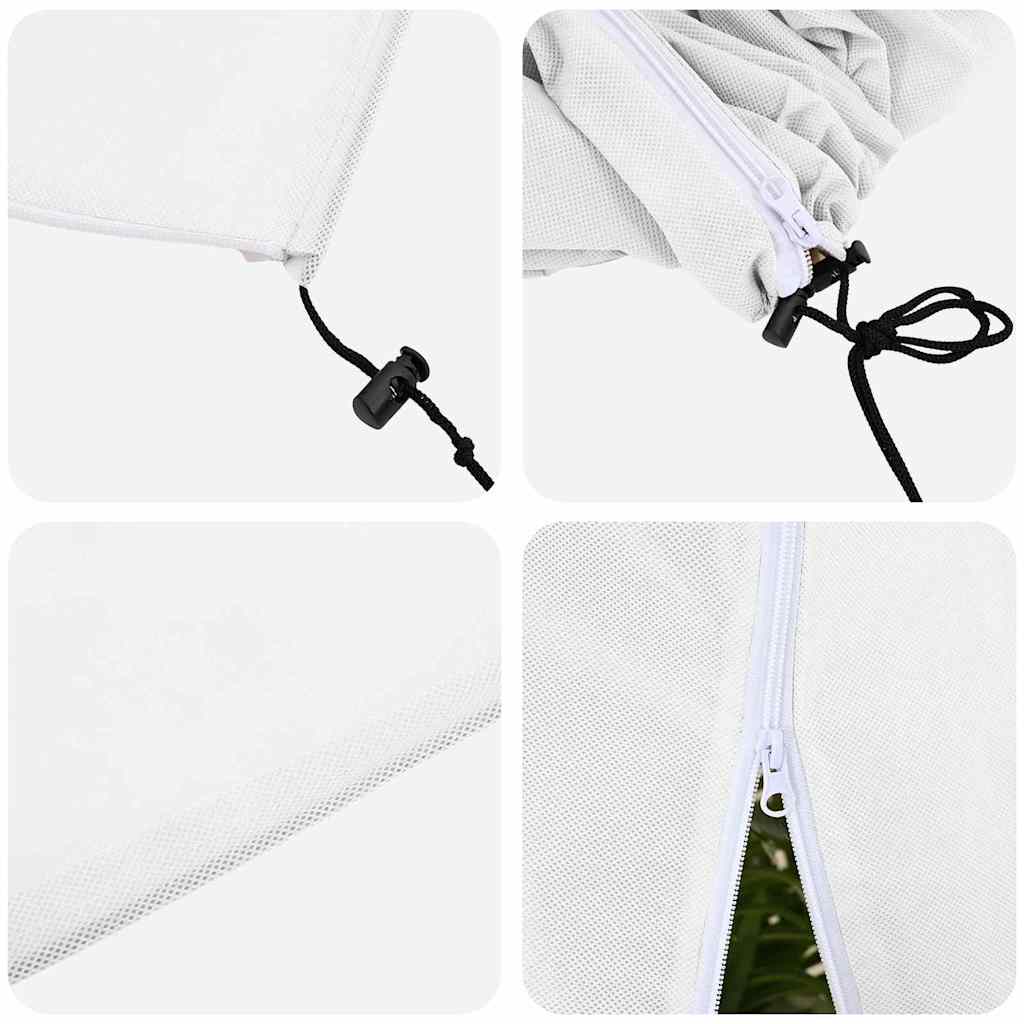 Winterschutz fur Pflanzen 3 pcs Weiß 2 x 2,36 m Vliesstoff