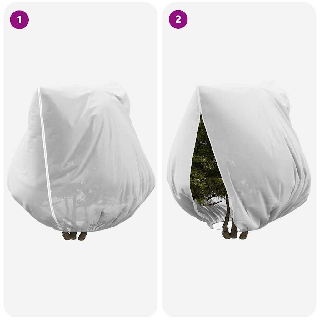 Winterschutz fur Pflanzen 3 pcs Weiß 2,5 x 3,14 m Vliesstoff