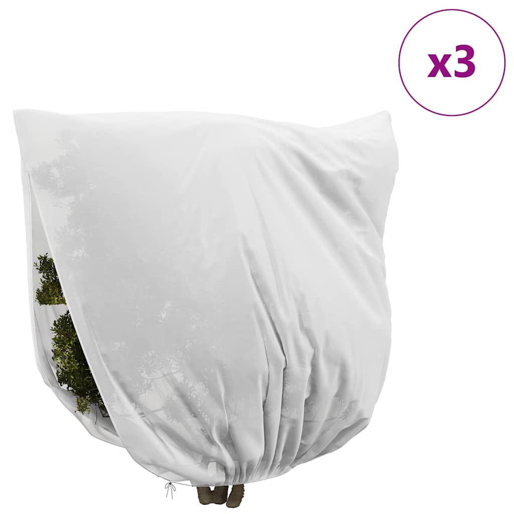 Winterschutz fur Pflanzen 3 pcs Weiß 3 x 3,93 m Vliesstoff