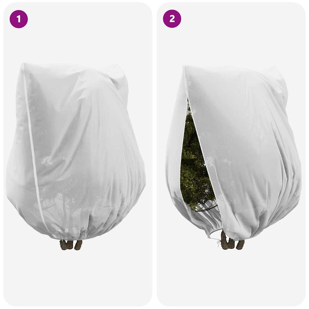 Winterschutz fur Pflanzen 3 pcs Weiß 3,5 x 3,93 m Vliesstoff