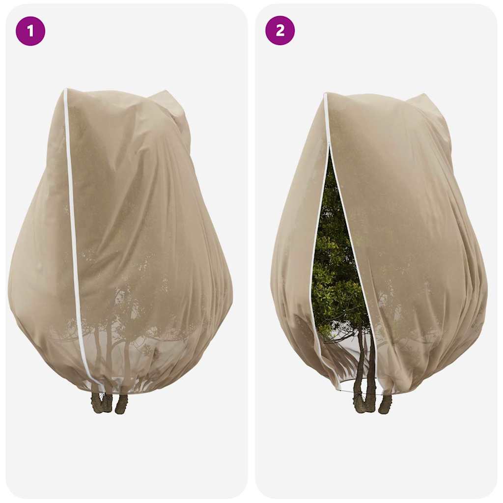 Winterschutz fur Pflanzen Beige 3,5 x 2,5 m Vliesstoff