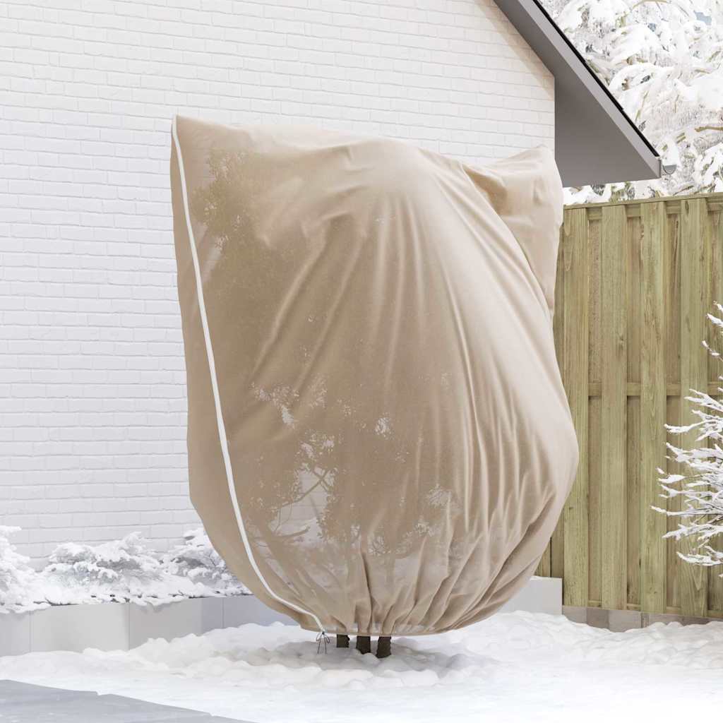 Winterschutz fur Pflanzen 3 pcs Beige 2,4 x 2 m Vliesstoff